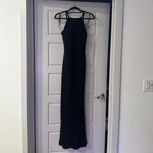 Calvin Klein Black Dress NWT Formal Wedding Guest Prom Black Tie